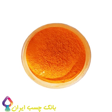 فروش پودر رزین صدفی رنگ پرتقالی 
