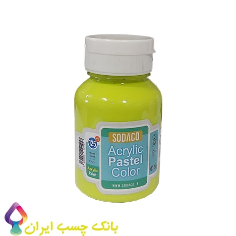 خرید رنگ اکریلیک پاستیلی مخصوص رزین سبز کاهویی