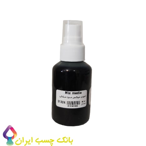 فروش عمده و تکی اسپری جوهر Mix media رنگ مشکی