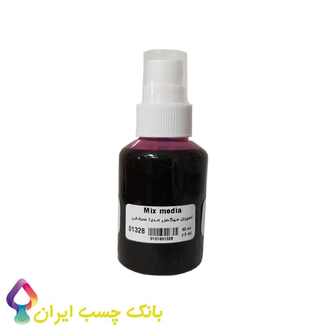 فروش تکی و عمده اسپری جوهر رنگ سرخابی میکس مدیا